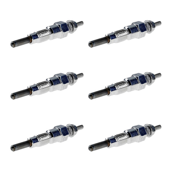 6 Glow Plugs Metal Glow Plugs 10.5 V NGK IAM expertise for KUBOTA and others