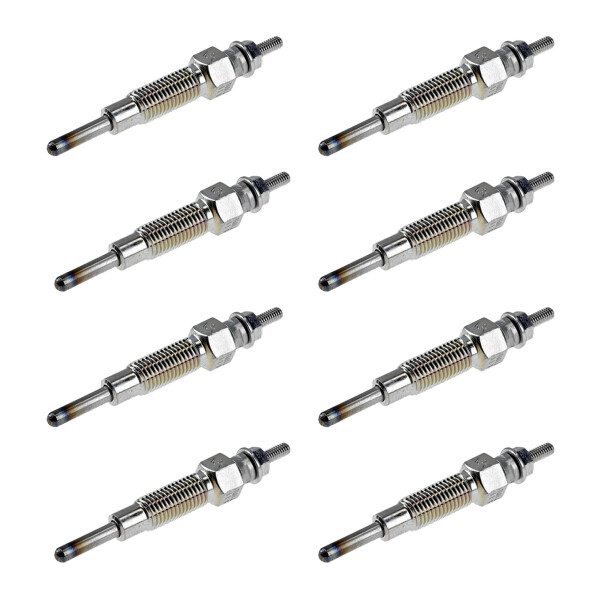 8 Glow Plugs Metal Glow Plugs 10.5 V NGK Aftermarket Expertise for KUBOTA