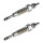 2 Glow Plugs Metal Glow Plugs 10.5 V NGK IAM expertise for NISSAN and others
