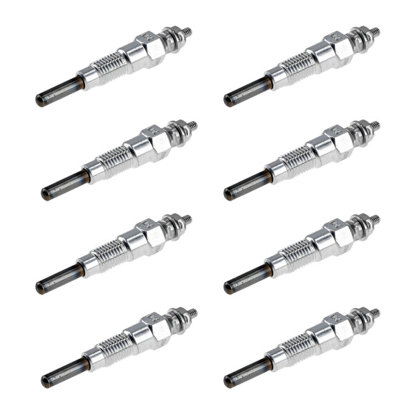 8 Glow Plugs Metal Glow Plugs 9.5 V NGK IAM expertise for NISSAN and others