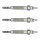 3 Glow Plugs Metal Glow Plugs 6 V NGK suitable for e.g. MITSUBISHI GALANT