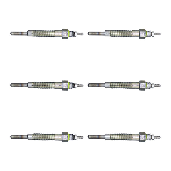6 Glow Plugs Metal Glow Plugs 6 V NGK suitable for e.g. MITSUBISHI GALANT