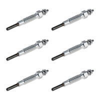 6 Glow Plugs Metal Glow Plugs 10.5 V NGK Aftermarket...