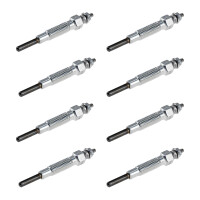 8 Glow Plugs Metal Glow Plugs 10.5 V NGK Aftermarket...