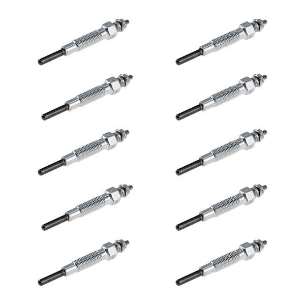 10 Glow Plugs Metal Glow Plugs 10.5 V NGK Aftermarket Expertise for MITSUBISHI