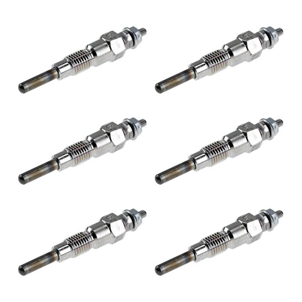 6 Glühkerzen Metall-Glühkerze 10,5 V NGK Aftermarket-Expertise für u.a. NISSAN
