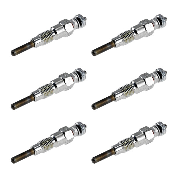 6 Glow Plugs Metal Glow Plugs 11 V NGK Aftermarket Expertise for NISSAN PICK