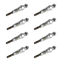 8 Glow Plugs Metal Glow Plugs 11 V NGK Aftermarket...