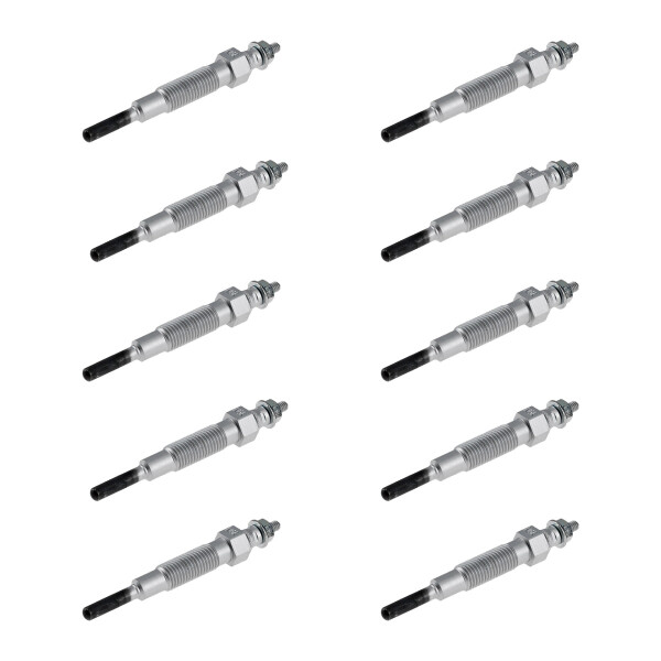 10 Glow Plugs Metal Glow Plugs 10.5 V NGK Aftermarket Expertise for YANMAR