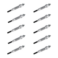 10 Glow Plugs Metal Glow Plugs 10.5 V NGK Aftermarket...