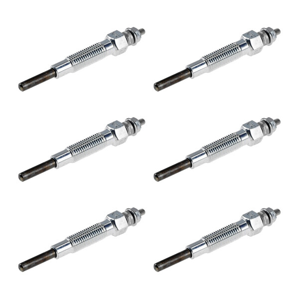 6 Glow Plugs Metal Glow Plugs 10.5 V NGK IAM expertise for e.g. MITSUBISHI