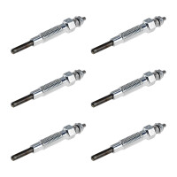 6 Glow Plugs Metal Glow Plugs 10.5 V NGK IAM expertise...