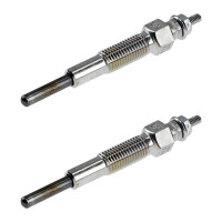 2 Glow Plugs Metal Glow Plugs 8.5 V NGK Aftermarket...