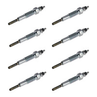 8 Glow Plugs Metal Glow Plugs 10.5 V NGK Aftermarket...
