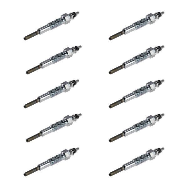 10 Glow Plugs Metal Glow Plugs 10.5 V NGK Aftermarket Expertise for e.g. MAZDA E