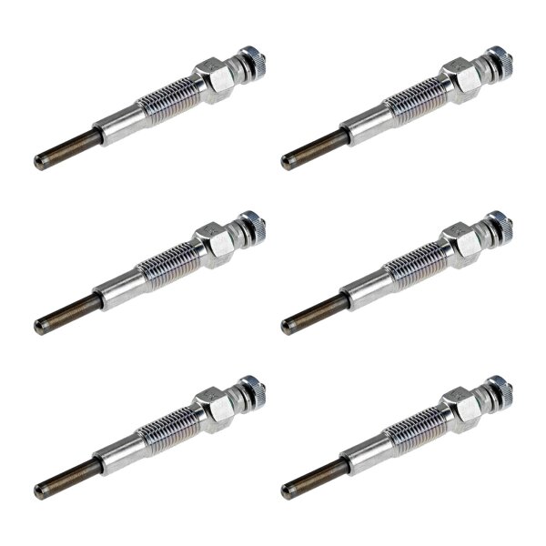 6 Glow Plugs Metal Glow Plugs 10.5 V NGK Aftermarket Expertise for KUBOTA