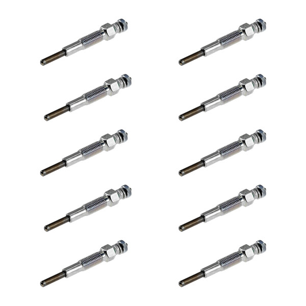 10 Glow Plugs Metal Glow Plugs 10.5 V NGK Aftermarket Expertise for KUBOTA