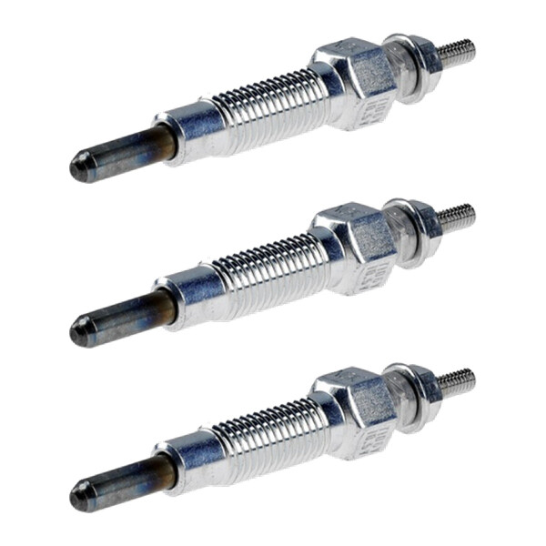 3 Glow Plugs Metal Glow Plugs 10.5 V NGK Aftermarket Expertise for KUBOTA