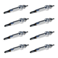 8 Glow Plugs Metal Glow Plugs 10.5 V NGK Aftermarket...