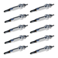 10 Glow Plugs Metal Glow Plugs 10.5 V NGK Aftermarket...