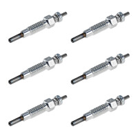 6 Glow Plugs Metal Glow Plugs 10.5 V NGK Aftermarket...