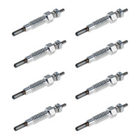 8 Glow Plugs Metal Glow Plugs 10.5 V NGK Aftermarket...