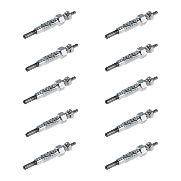 10 Glow Plugs Metal Glow Plugs 10.5 V NGK Aftermarket Expertise for KUBOTA