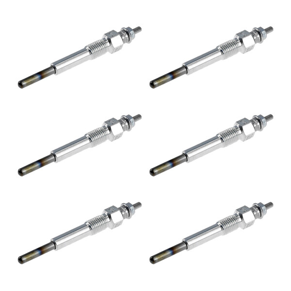 6 Glow Plugs Metal Glow Plugs 10.5 V NGK IAM expertise for ISUZU and others
