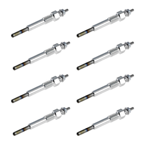 8 Glow Plugs Metal Glow Plugs 10.5 V NGK IAM expertise for ISUZU and others