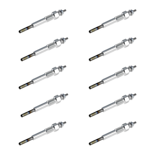 10 Glow Plugs Metal Glow Plugs 10.5 V NGK IAM expertise for ISUZU and others