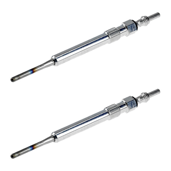 2 Glow Plugs Metal Glow Plugs 11 V NGK D-Power suitable for e.g. AUDI A6