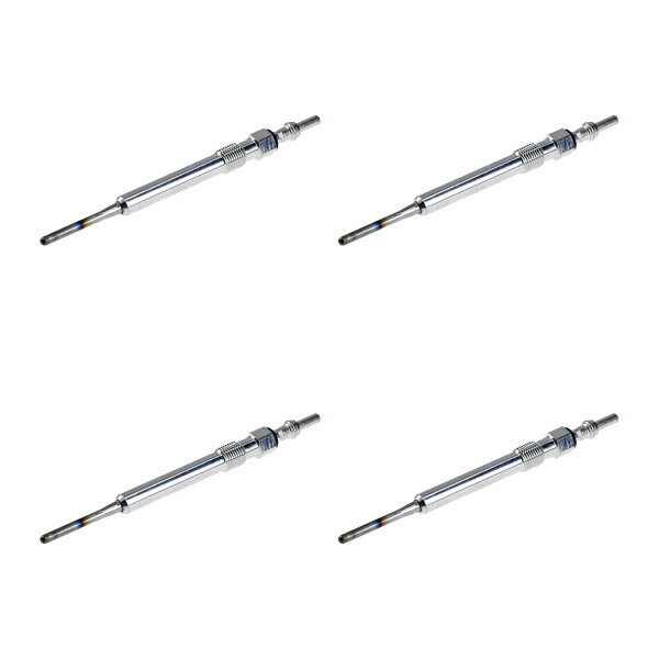 4 Glow Plugs Metal Glow Plugs 11 V NGK D-Power suitable for e.g. AUDI A6