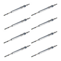 8 Glow Plugs Metal Glow Plugs 11 V NGK D-Power suitable...
