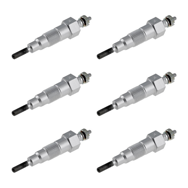 6 Glow Plugs Metal Glow Plugs 8 V NGK aftermarket expertise for various vehicles