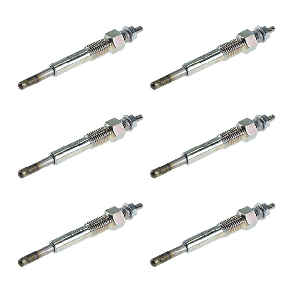 6 Glow Plugs Metal Glow Plugs 5 V NGK Aftermarket Expertise for OPEL CORSA