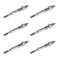6 Glow Plugs Metal Glow Plugs 5 V NGK Aftermarket...