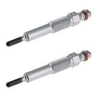 2 Glow Plugs Metal Glow Plugs 20.5 V NGK Aftermarket...