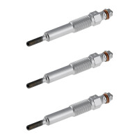 3 Glow Plugs Metal Glow Plugs 20.5 V NGK Aftermarket...