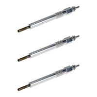 3 Glow Plugs Metal Glow Plugs 20.5 V NGK Aftermarket...