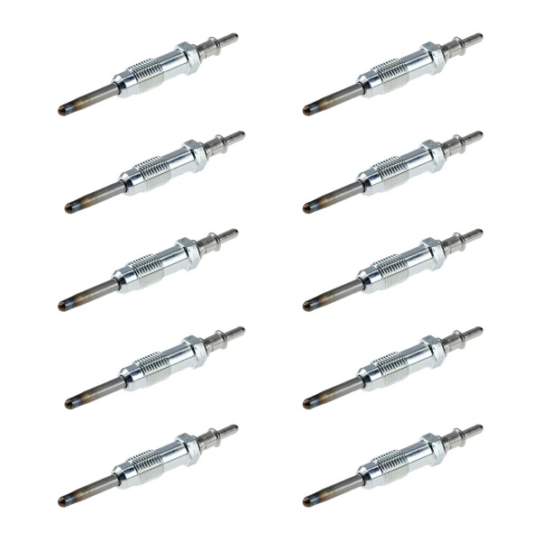 10 Glow Plugs Metal Glow Plugs 11 V NGK suitable for PEUGEOT J5 and others