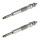 2 Glow Plugs Metal Glow Plugs 11 V NGK D-Power for e.g. RENAULT KANGOO