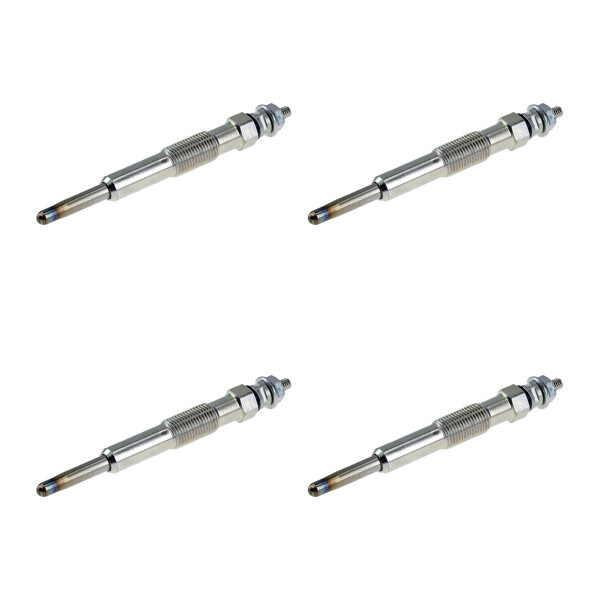 4 Glow Plugs Metal Glow Plugs 11 V NGK D-Power for e.g. RENAULT KANGOO