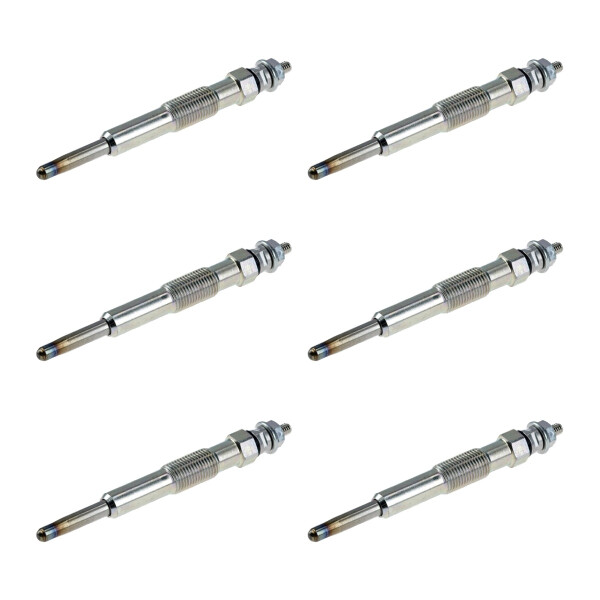 6 Glow Plugs Metal Glow Plugs 11 V NGK D-Power for e.g. RENAULT KANGOO