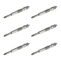 6 Glow Plugs Metal Glow Plugs 11 V NGK D-Power for e.g....