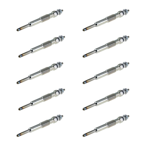 10 Glow Plugs Metal Glow Plugs 11 V NGK D-Power for e.g. RENAULT KANGOO