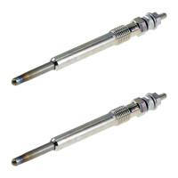 2 Glow Plugs Metal Glow Plugs 11 V NGK D-Power for FIAT...