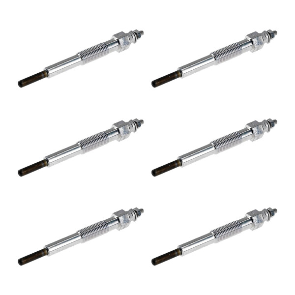 6 Glow Plugs Metal Glow Plugs 10.5 V NGK Aftermarket Expertise for MITSUBISHI