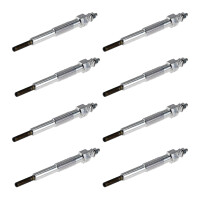 8 Glow Plugs Metal Glow Plugs 10.5 V NGK Aftermarket...