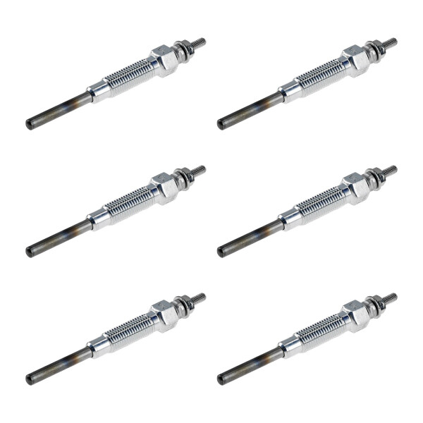6 Glow Plugs Metal Glow Plugs 11 V NGK Aftermarket Expertise for TOYOTA HILUX