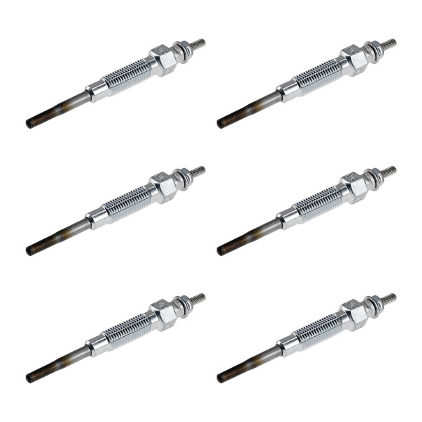 6 Glow Plugs Metal Glow Plugs 7 V NGK suitable for TOYOTA HILUX and others